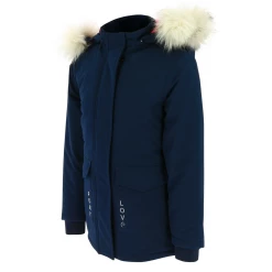 Remise 💯 Equitation Enfant Equi-kids Parka Enfant Equi-kids Praline BLEU 🧨