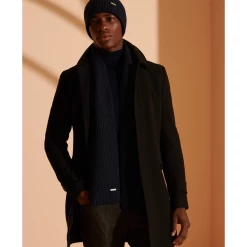 Bon marché 🛒 Mode- Lifestyle Homme Superdry Écharpe Côtelée Superdry Premium BLEU ⌛