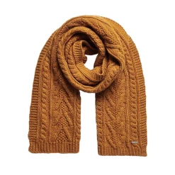 Budget 🎁 Mode- Lifestyle Femme Superdry Echarpe Camel Femme Superdry Lannah MARRON 🛒