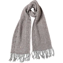 Budget ❤️ Mode Adulte Superdry Echarpe En Laine Grise Avec Brillants Superdry GRIS 🧨