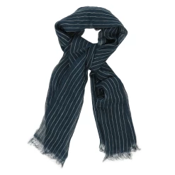 Tout neuf ⭐ Mode Adulte Gant Pinstripe Scarf Marine BLEU 😍