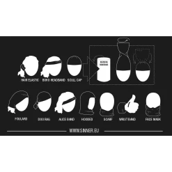 Nouveau 👏 Ski Homme Sinner Sinner Fleece Bandana MULTICOLORE 👍