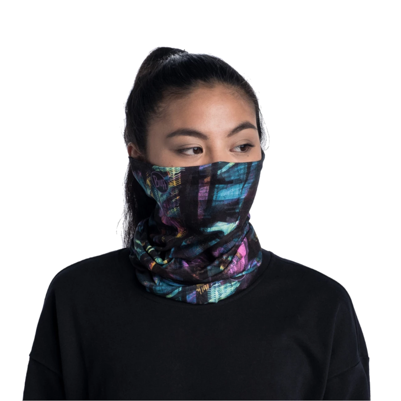De gros 🤩 Outdoor Femme Buff Buff Thermonet Tube Scarf 1264049991000 MULTICOLORE 🎁 – Image 4