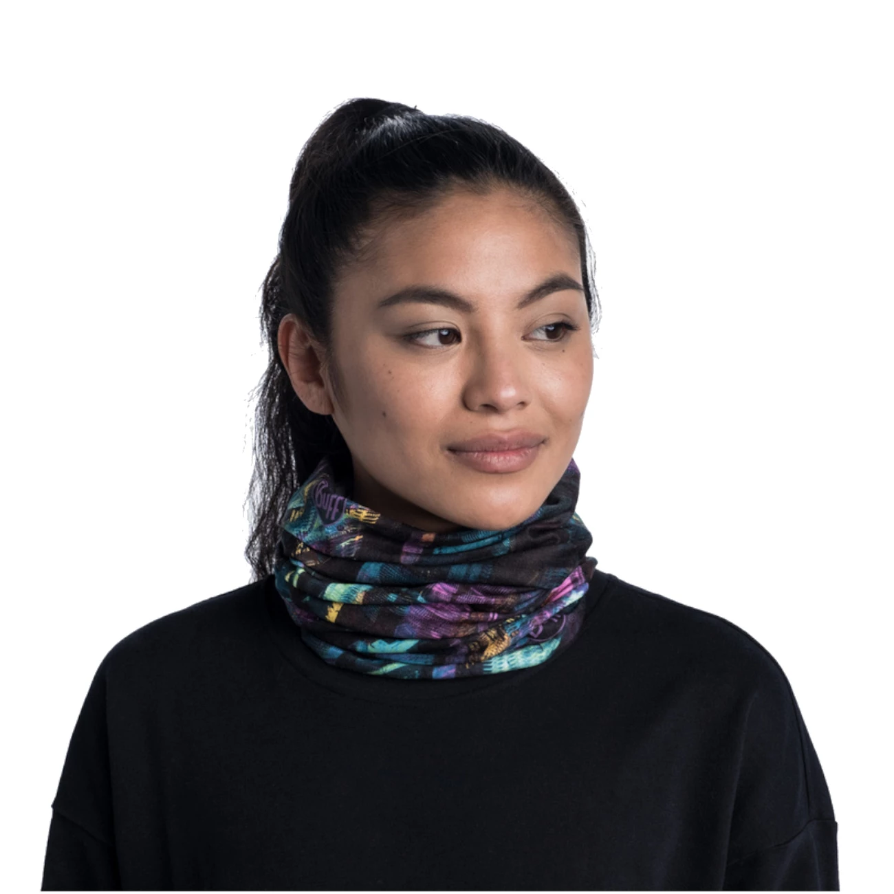 De gros 🤩 Outdoor Femme Buff Buff Thermonet Tube Scarf 1264049991000 MULTICOLORE 🎁 – Image 3