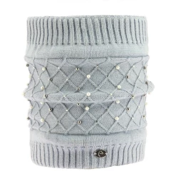 Nouveau 👍 Equitation Adulte Equitheme Écharpe Equithème Omega GRIS 🎁