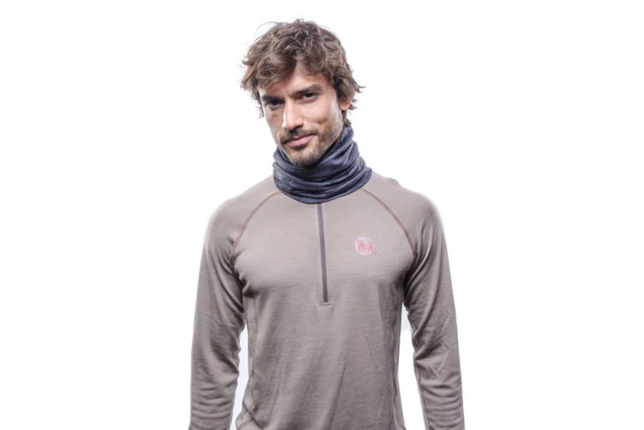 Meilleur prix 😉 Montagne Homme Buff Buff ® Midweight Merino Wool GRIS ❤️ – Image 4