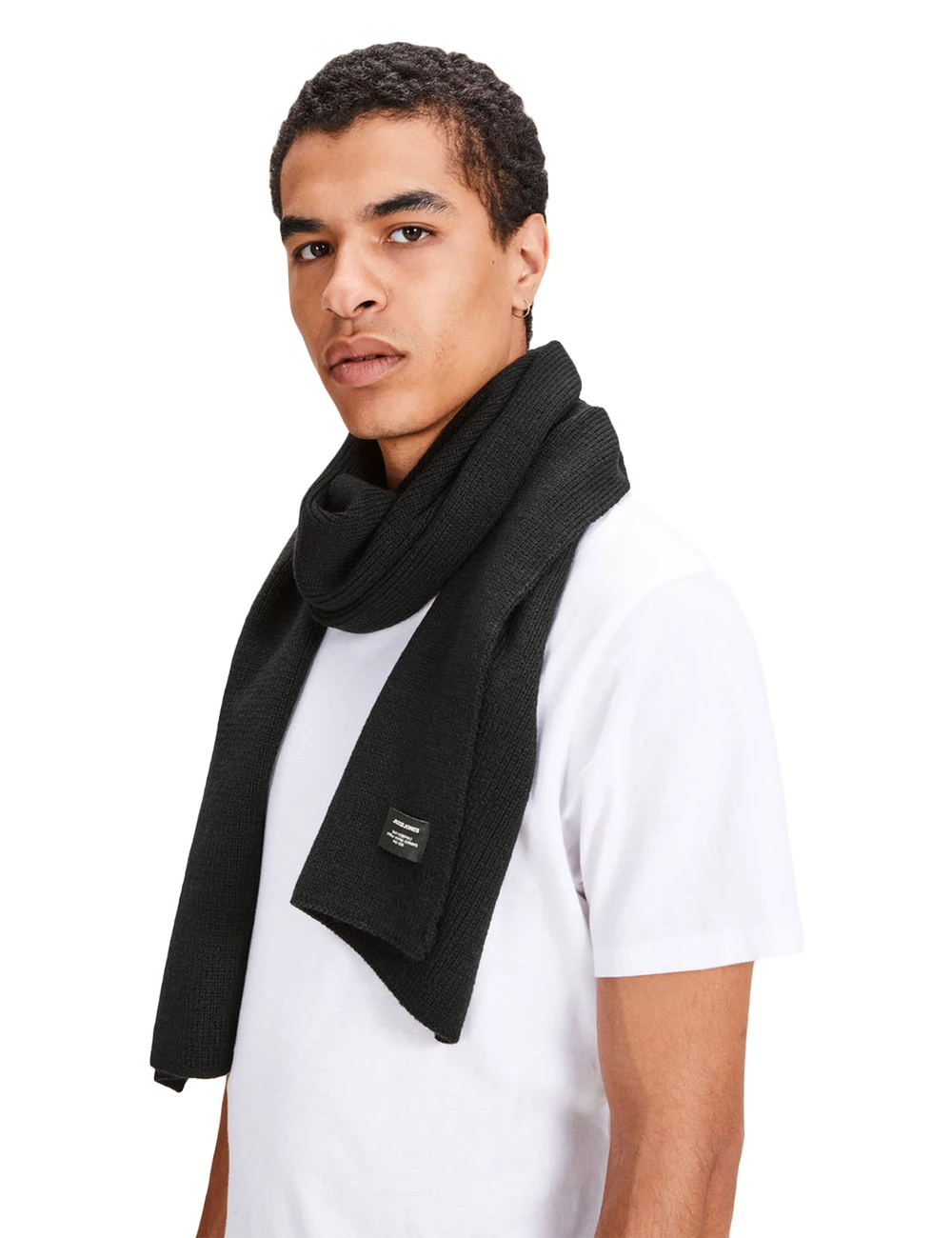 Coupon 🧨 Mode- Lifestyle Homme Jack And Jones Echarpe Jack & Jones Knit NOIR 👏 – Image 5