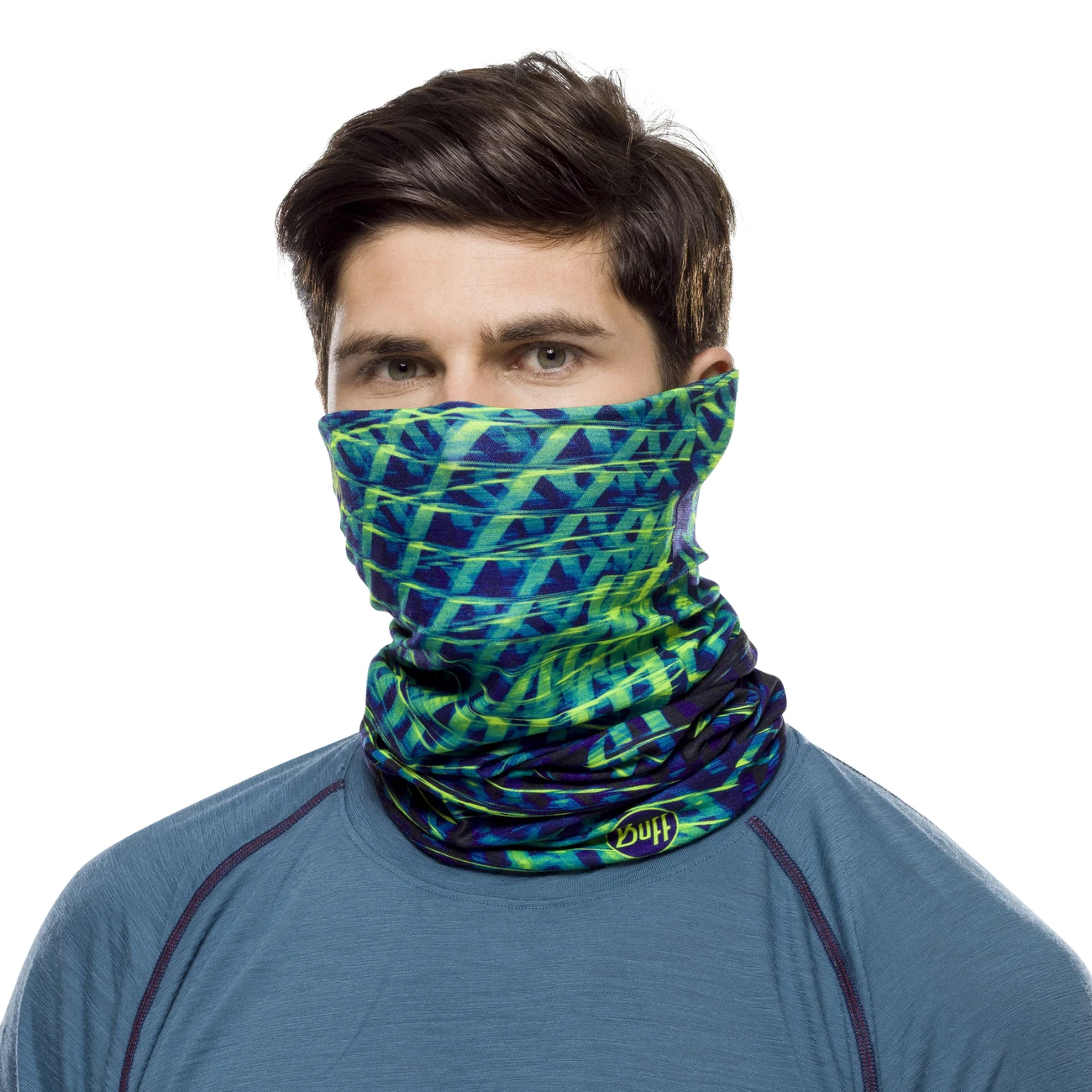 Promo ⌛ Course A Pied Adulte Buff Tour De Cou Anti-uv Buff Sural Multi MULTICOLORE 🎁 – Image 3