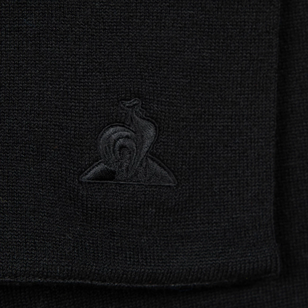 Meilleure vente ⌛ Mode- Lifestyle Adulte Le Coq Sportif Echarpe Le Coq Sportif Essentiel T/t NOIR 👏 – Image 3