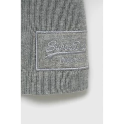 Sortie 👏 Mode- Lifestyle Homme Superdry Écharpe Classique Superdry Vintage Logo GRIS 😀