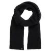 Grosses soldes 👏 Mode- Lifestyle Femme Superdry Écharpe Côtelée Femme Superdry Heritage NOIR ✔️