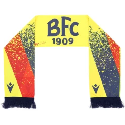 Offres 🔔 Football Homme Macron Écharpe Bologne 2021/22 JAUNE 💯