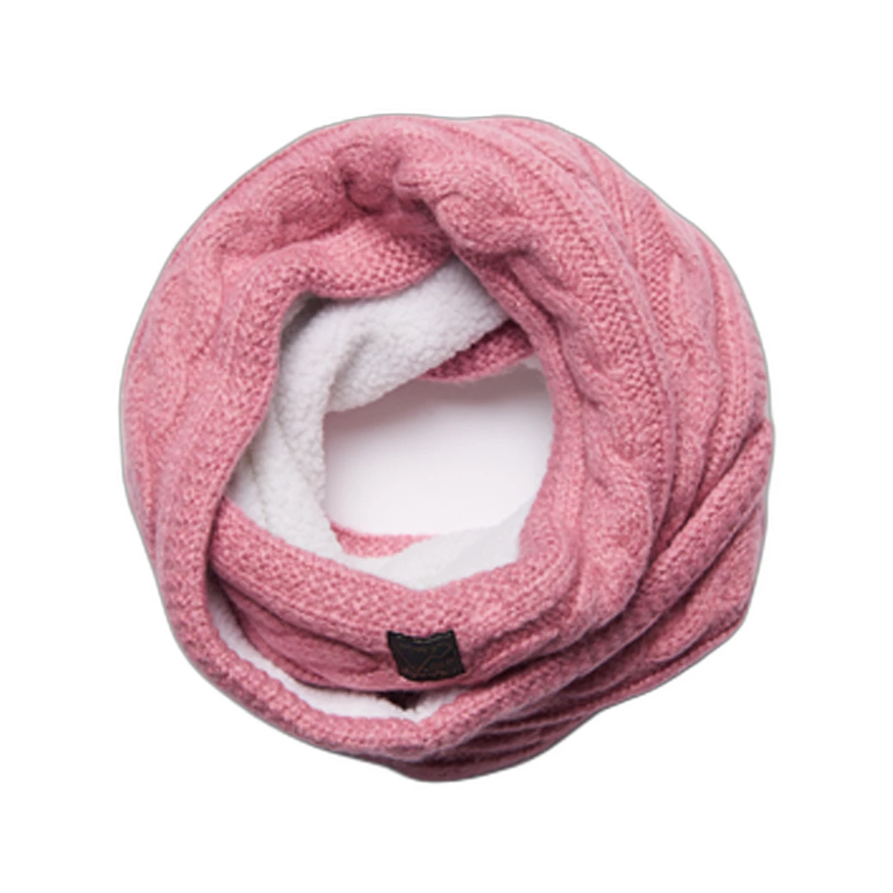 Offres 😀 Mode- Lifestyle Femme Superdry Snood En Maille Torsadée En Tweed Femme Superdry ROSE 🛒