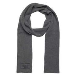 Bon marché 👍 Mode- Lifestyle Homme Superdry Écharpe Classique Superdry Vintage Logo GRIS 🛒