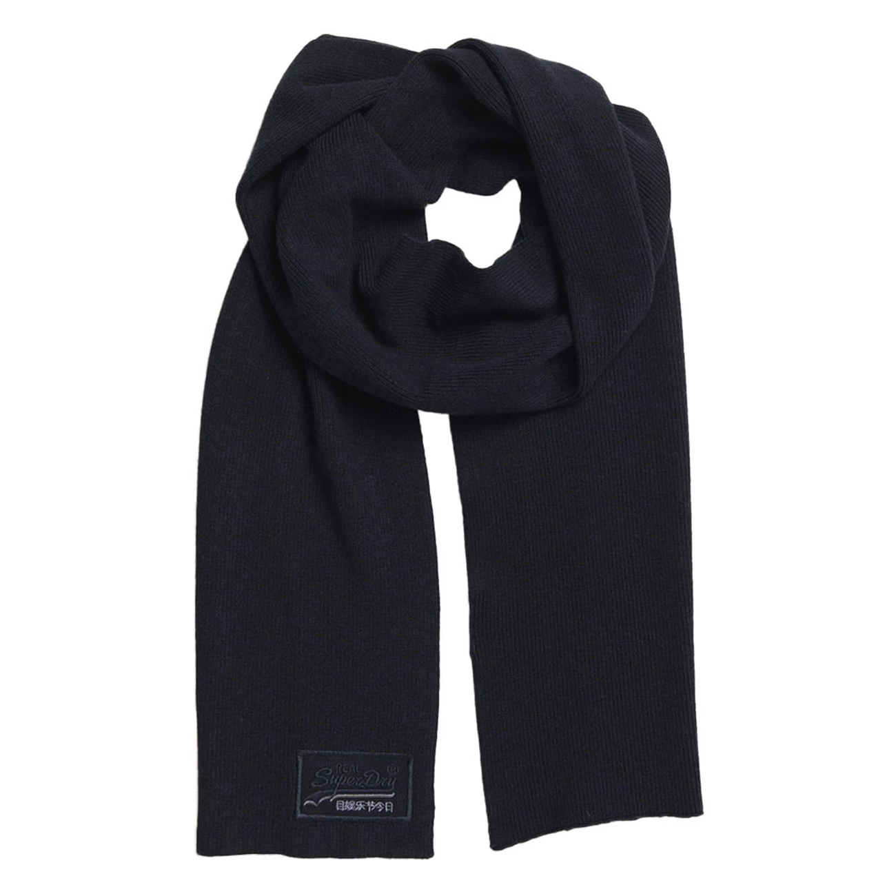 Coupon 🧨 Mode- Lifestyle Homme Superdry Superdry Orange Label Scarf Écharpe Homme BLEU 🤩 – Image 3