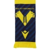 Promo 🧨 Football Adulte Macron Echarpe Doublée Hellas Vérone Fc 2020/21 BLEU 😀
