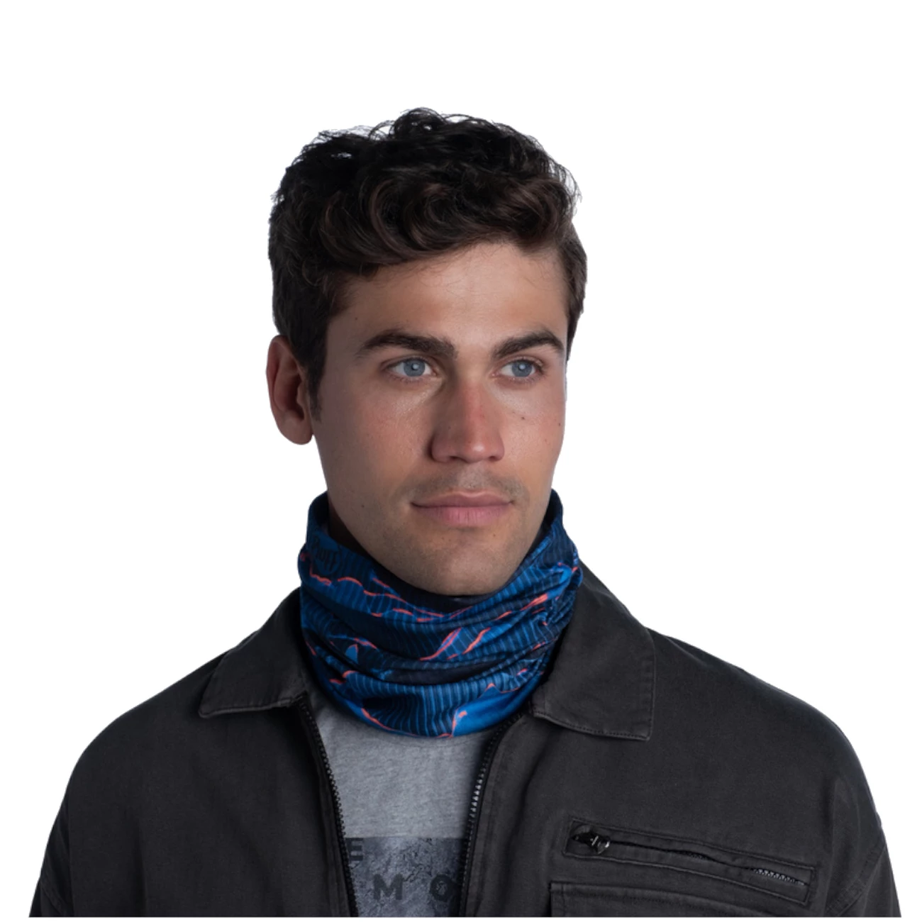 Le moins cher 🔥 Outdoor Adulte Buff Buff Thermonet Tube Scarf 1263987071000 BLEU 🛒 – Image 2