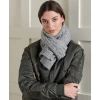 Acheter 😍 Mode- Lifestyle Femme Superdry Écharpe En Maille Torsadée Femme Superdry Lannah GRIS 👏